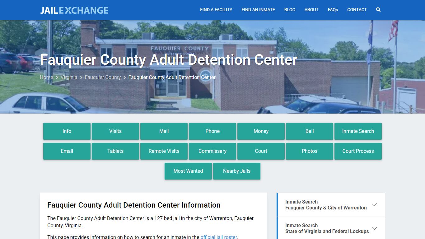 Fauquier County Adult Detention Center - Jail Exchange